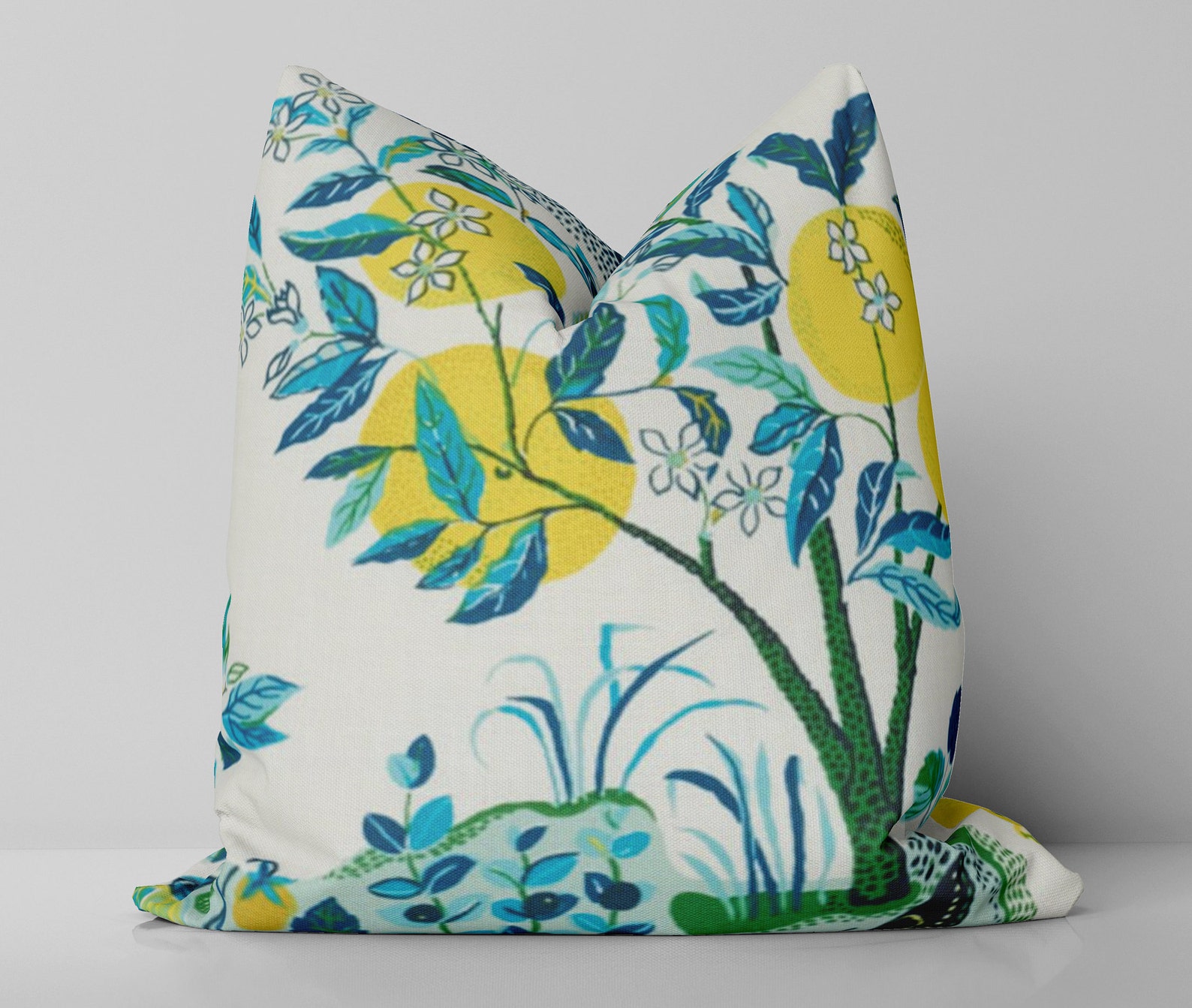 Citrus Garden / Indoor Outdoor /pool Pillow Cover Etsy