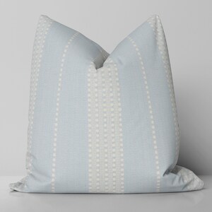 Lubeck Stripe Pillow Cover / Sky