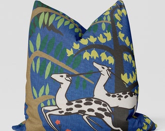 Antelope Pillow Cobalt