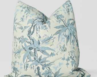 RL Mary Day Botanical / Slate Pillow Cover