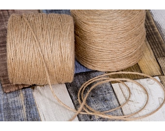 NATURAL JUTE LINE 3mm/100m/250g, 3mm/200m/500g, 3mm/400m/1kg