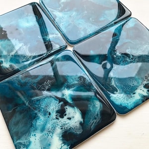 Ocean Resin Coasters