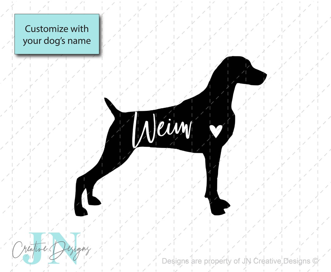 Weimaraner Decal Sticker For Car-Truck Windows Plus Laptops And...