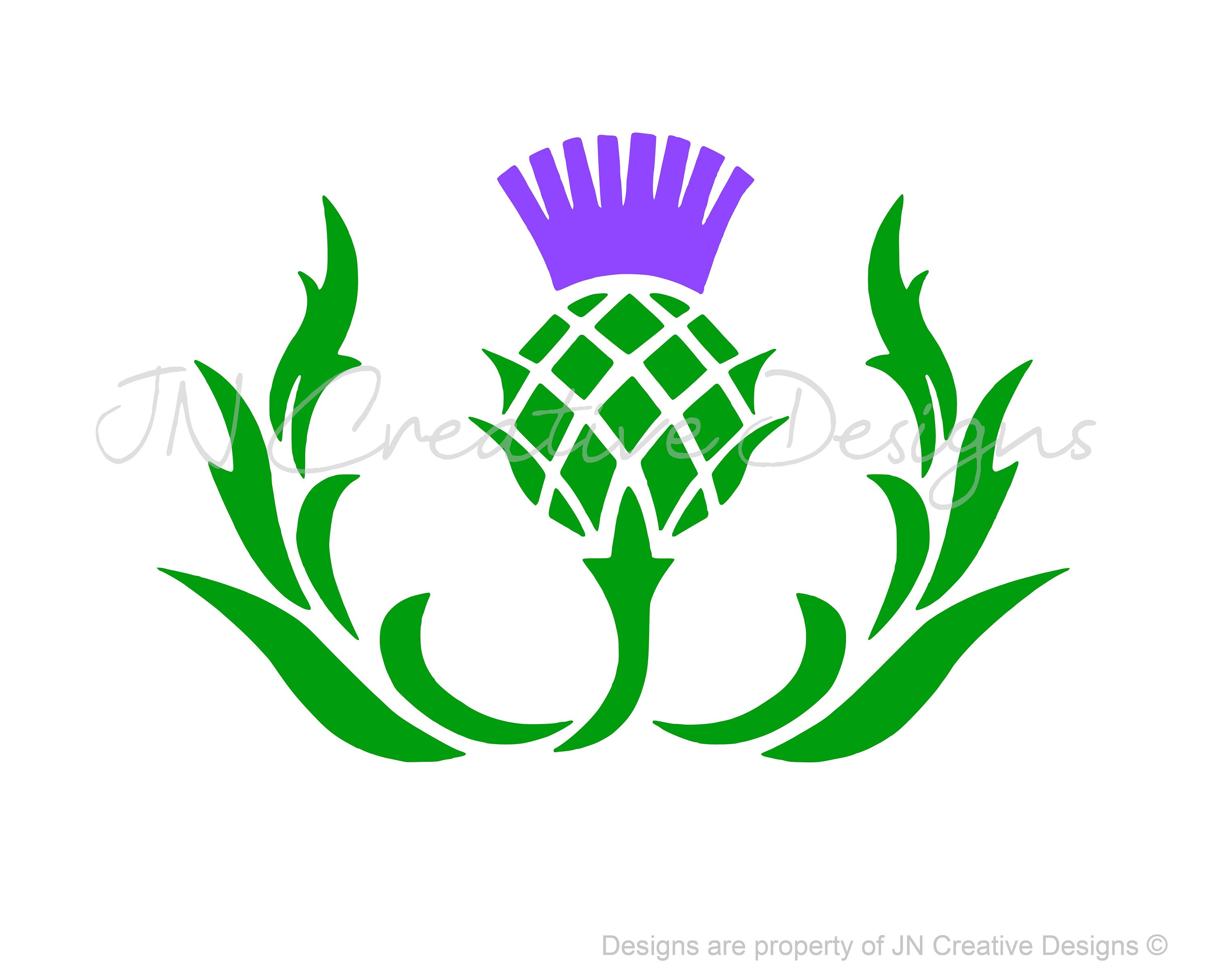 Scottish Thistle Decal Scottish Heritage Decal Car Decals Etsy