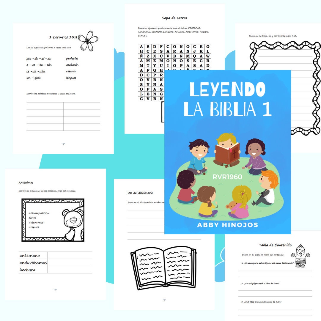 Devocional Para Niños RVR1960 Reina Valera Leyendo La - Etsy