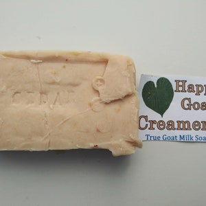 Cedar GOAT MILK SOAP Happy Goat Creamery 3 oz bars home made by hand cheap soap fast free shipping hand cut
