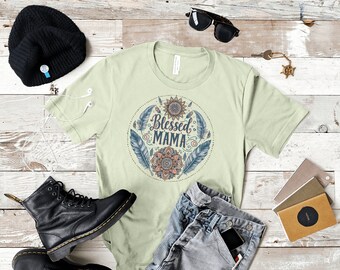 Blessed Mama T-Shirt: Mom Love Gift