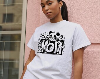 Panda Mama T-Shirt, Mothers Day Gift