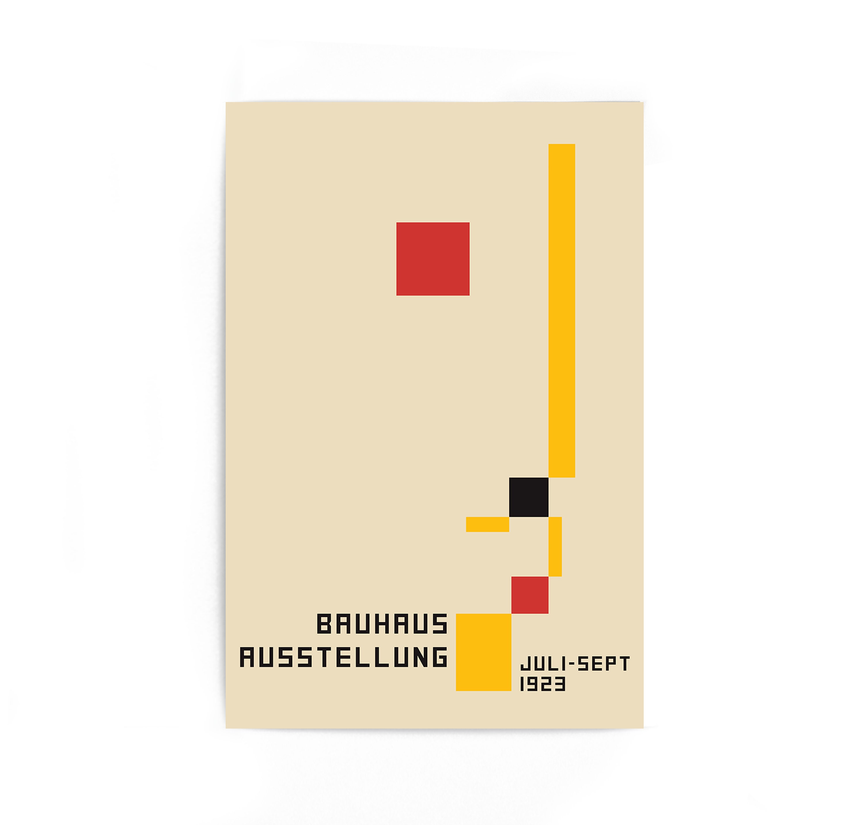 Bauhaus Ausstellung 1923 Weimer Art Exhibition Poster Giclee Canvas Print 20x30