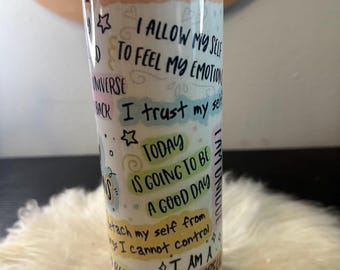 Daily Affirmations Tumbler