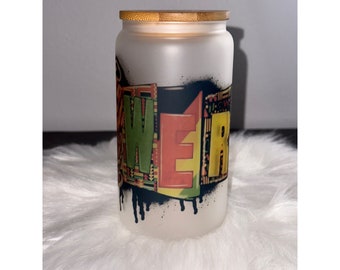 Juneteenth Glass Jar