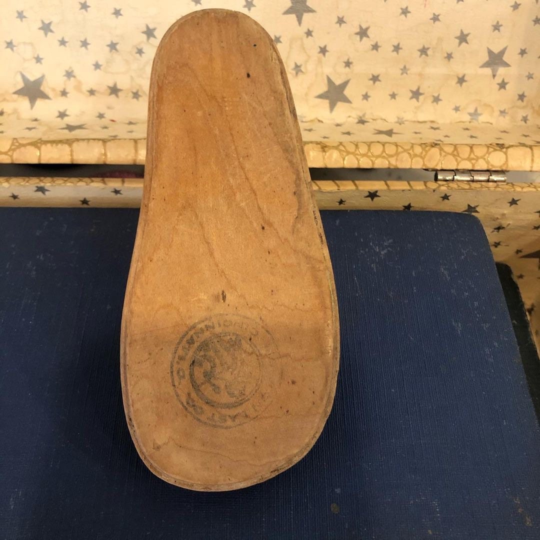 Vintage shoe mold wood shoe mold child shoe mold wooden Etsy