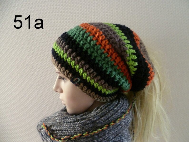 TAGO 2 Modelle dread Rastazopf beanie cap
