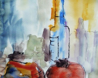 Aquarell Stillleben III -Original-