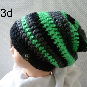 Beanie,Winterbeanie,Beanie-Slouch-Longbeanie,Wunschmütze-verschiedene Modelle Modell 33 d