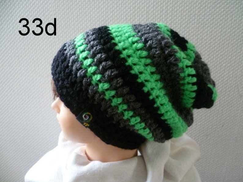 Beanie,Winterbeanie,Beanie-Slouch-Longbeanie,Wunschmütze-verschiedene Modelle Modell 33 d