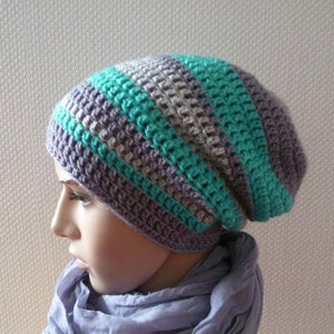 Übergangsbeanie,Slouch,leichte Beanie, Long-Beanie , feine Beanie,Wunschmütze, 4 Modelle Bild 1