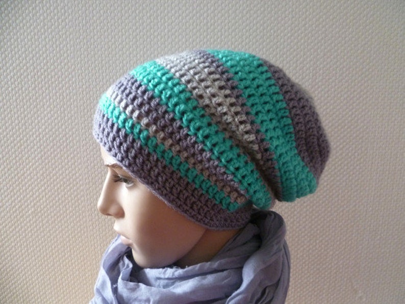 Übergangsbeanie,Slouch,leichte Beanie, Long-Beanie , feine Beanie,Wunschmütze, 4 Modelle Bild 1