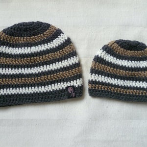 Winter beanie/hat dad son / mom daughter, men's beanie, women's beanie, children's beanie, children's beanie, family beanie Übergangsmütze 2