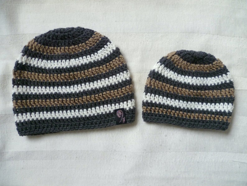 Winter beanie/hat dad son / mom daughter, men's beanie, women's beanie, children's beanie, children's beanie, family beanie Übergangsmütze 2