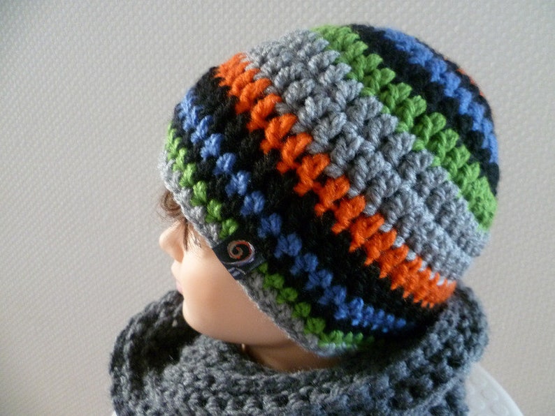 Jungen/Männer-Beanie-Winter-Mütze Bild 3