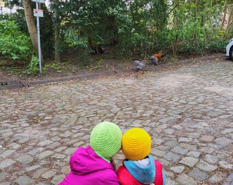 Übergangs- Baumwolle Mütze -Farbwunsch-"Maria", Beanie Mädchen, Mütze Damen,Sommermütze Mädchen,Damen Frühling,