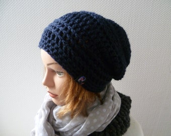 ELLA, gorro de invierno, elección de color, gorro largo, holgado, gorro holgado, gorro de mujer, gorro de niña, elección de color