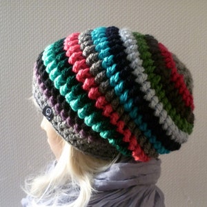Berretto, berretto invernale, cappello caldo, berretto lungo "Gardy 18"