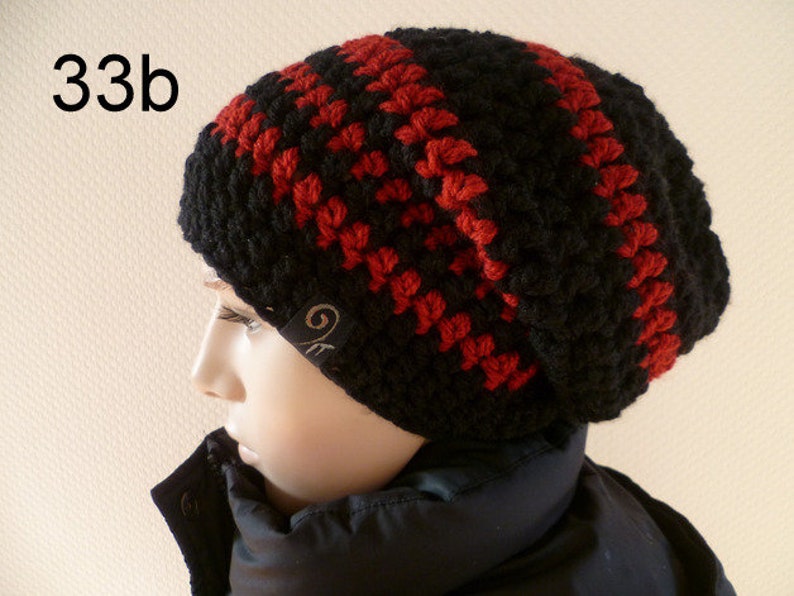 Beanie,Winterbeanie,Beanie-Slouch-Longbeanie,Wunschmütze-verschiedene Modelle Modell 33 b