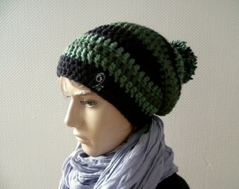 Bobble hat "Joan" color choice, bobble hat men, slouch with bobble, beanie with bobble, bobble hat boys