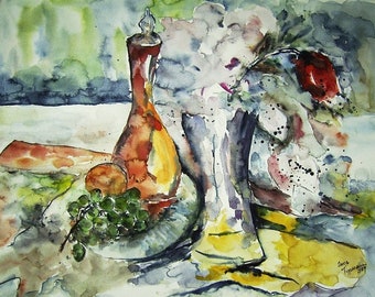 Stillleben -  Aquarell 2009 - Original