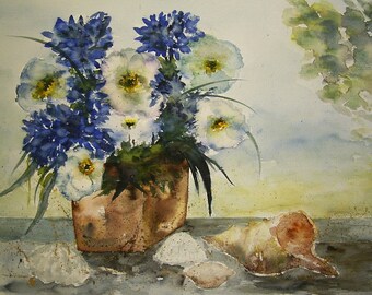 Feldblumen- Aquarell 2009 - Unikat