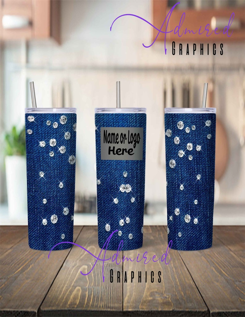 Denim and Diamonds Sublimation Design Denim and Diamonds Sub Etsy