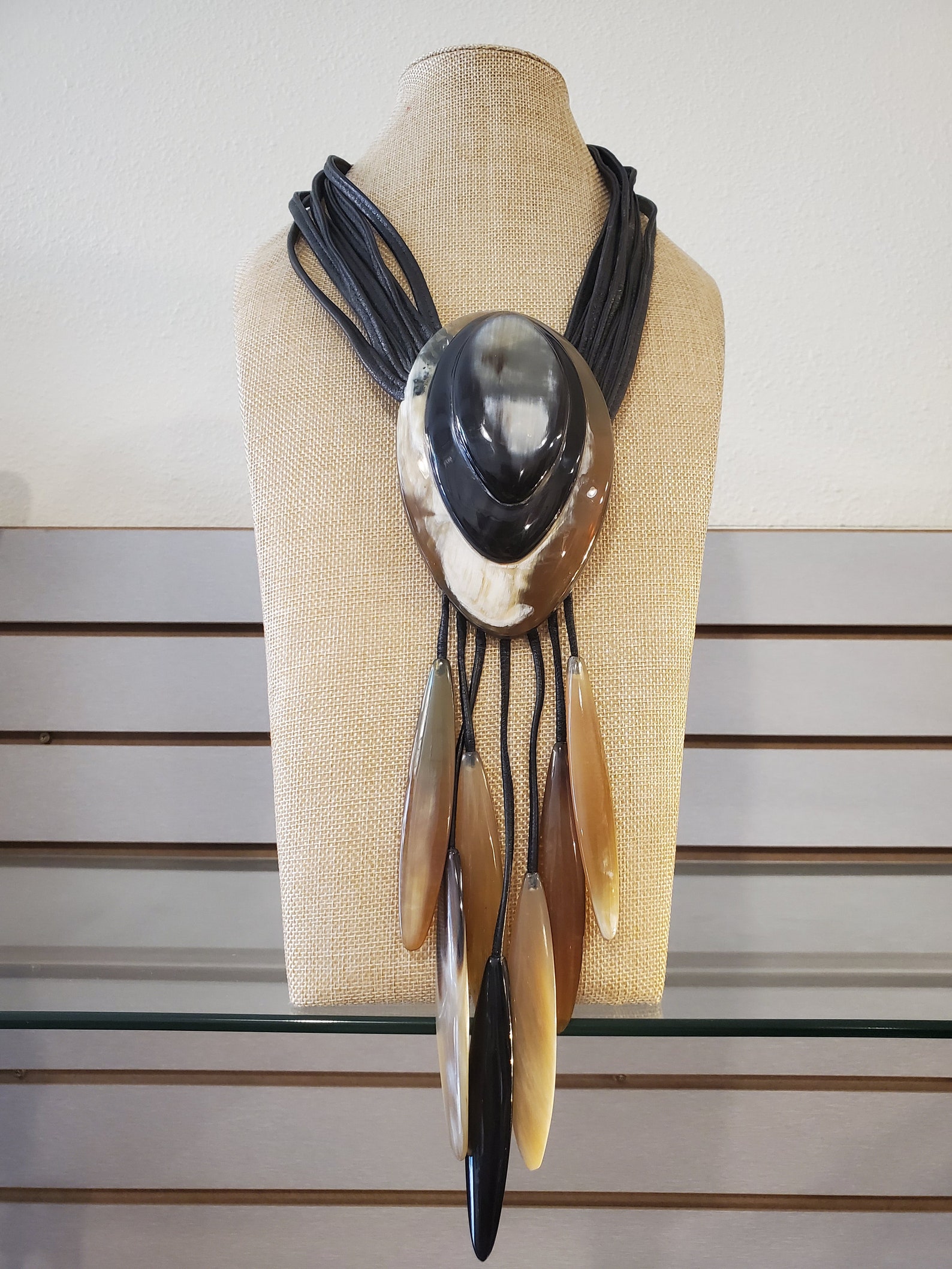 Hand Carved Water Buffalo Necklace Etsy