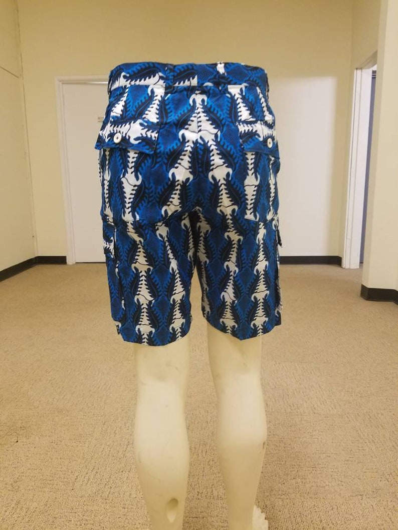 African wax print short