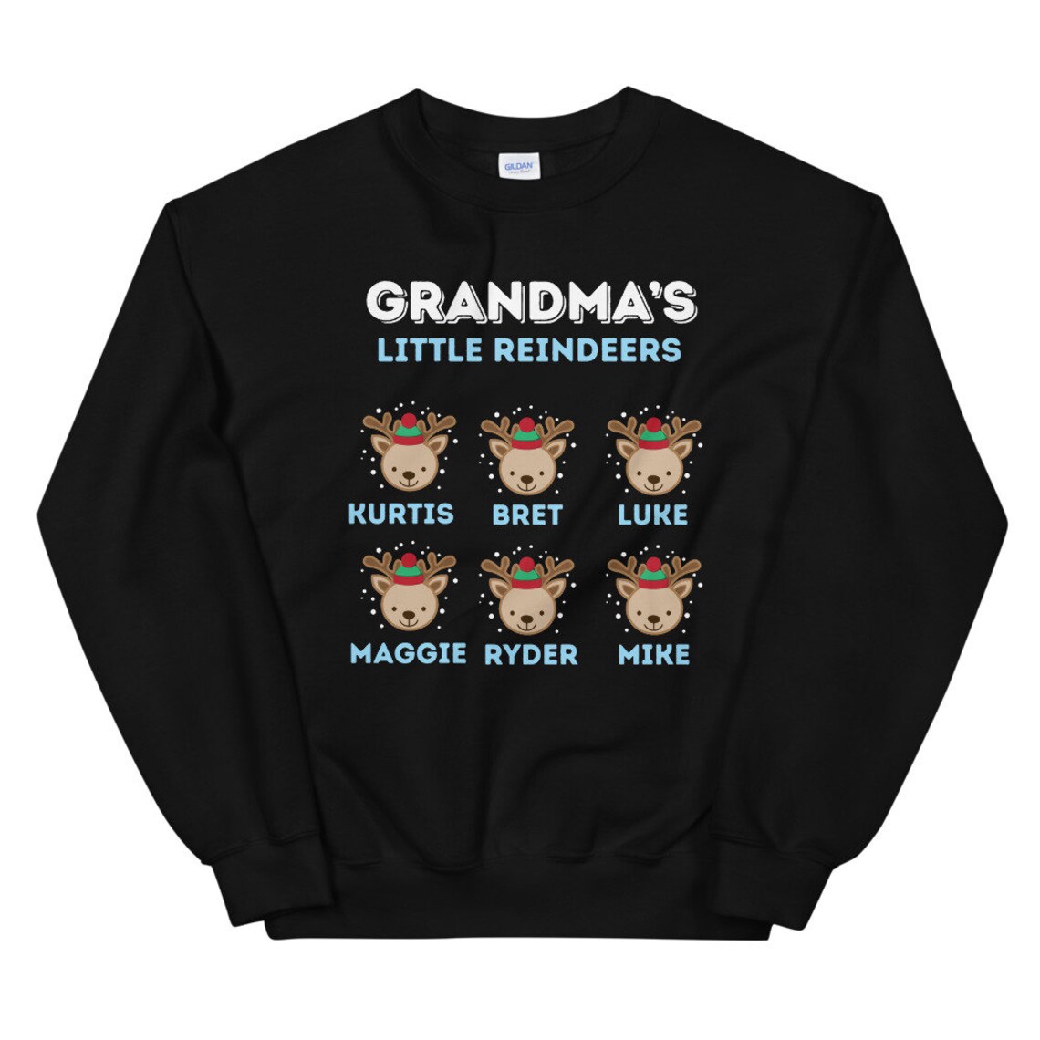 Grandma Sweatshirt With Grandkids Names Mawmaw Hoodie With - Etsy