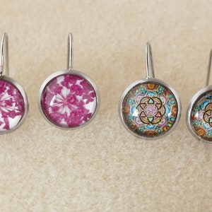 Stainless steel earrings various motifs image 3