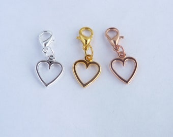 1 charm pendant "Heart" to choose from