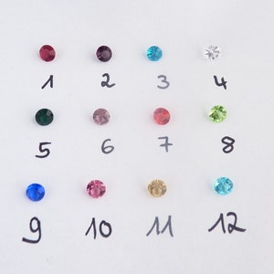 Floating Charm Birthstone “Brilliant”