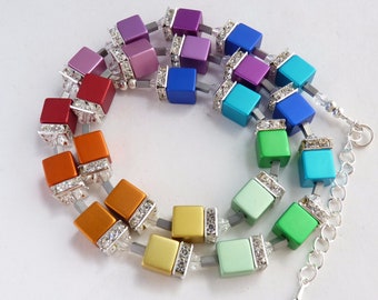 Collier "Regenbogenland"