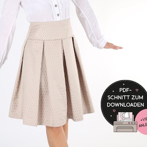 Sewing a PLEATED SKIRT - CUT pdf download