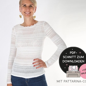 Sewing lace top &quot;ANNA&quot; - CUT pdf