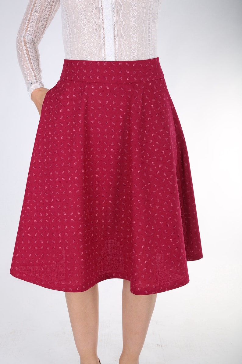 Sewing a half circle skirt PATTERN pdf download image 3