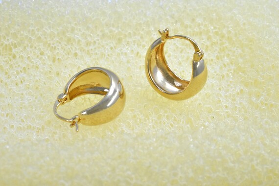 Bold Earrings, EDO-187G, 2pcs, 16K Shiny Gold Plated Brass, Solid