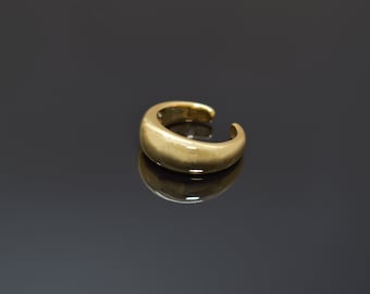 Ring, RI-14G, 16K shiny gold plated brass, Inner 17mm, Enhanced gold plating