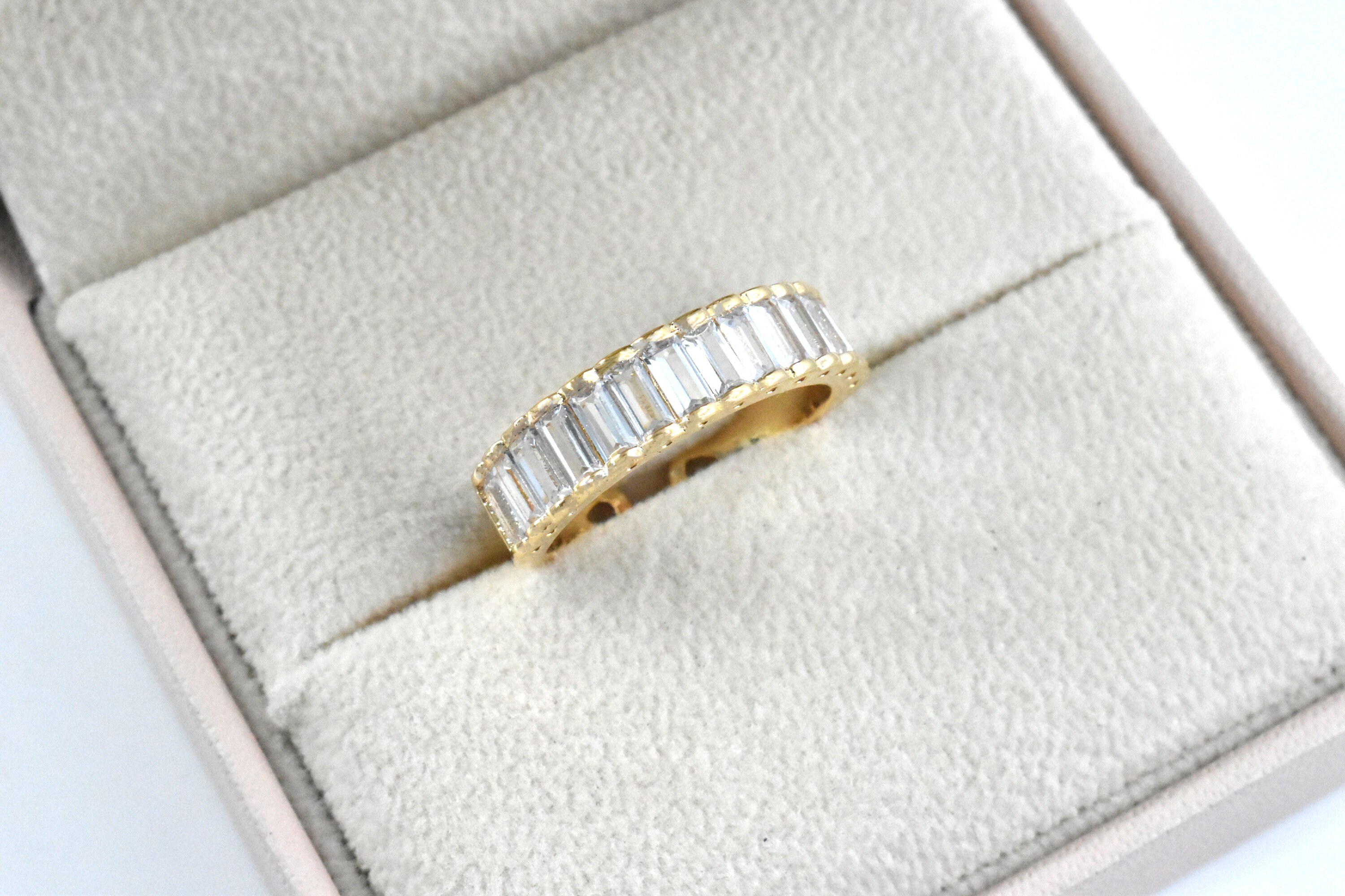 CZ Ring, RW-26G, 1 Piece, 16K Shiny Gold Plated Brass, Adjustable Ring ...