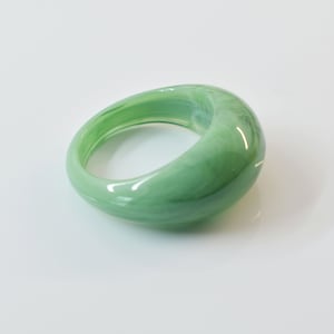 Bague en résine audacieuse, RCR-05F, 1 pièce, 17 mm de diamètre, grosse bague rétro