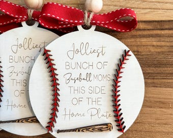 Baseball MOM Ornament/Funny Christmas Ornament/Gift for her/Gift for friend/Baseball