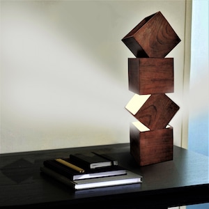 Table Lamp Unique Geometrical Design Pattern based on Vastu Concept - Pure HandMade Efforts