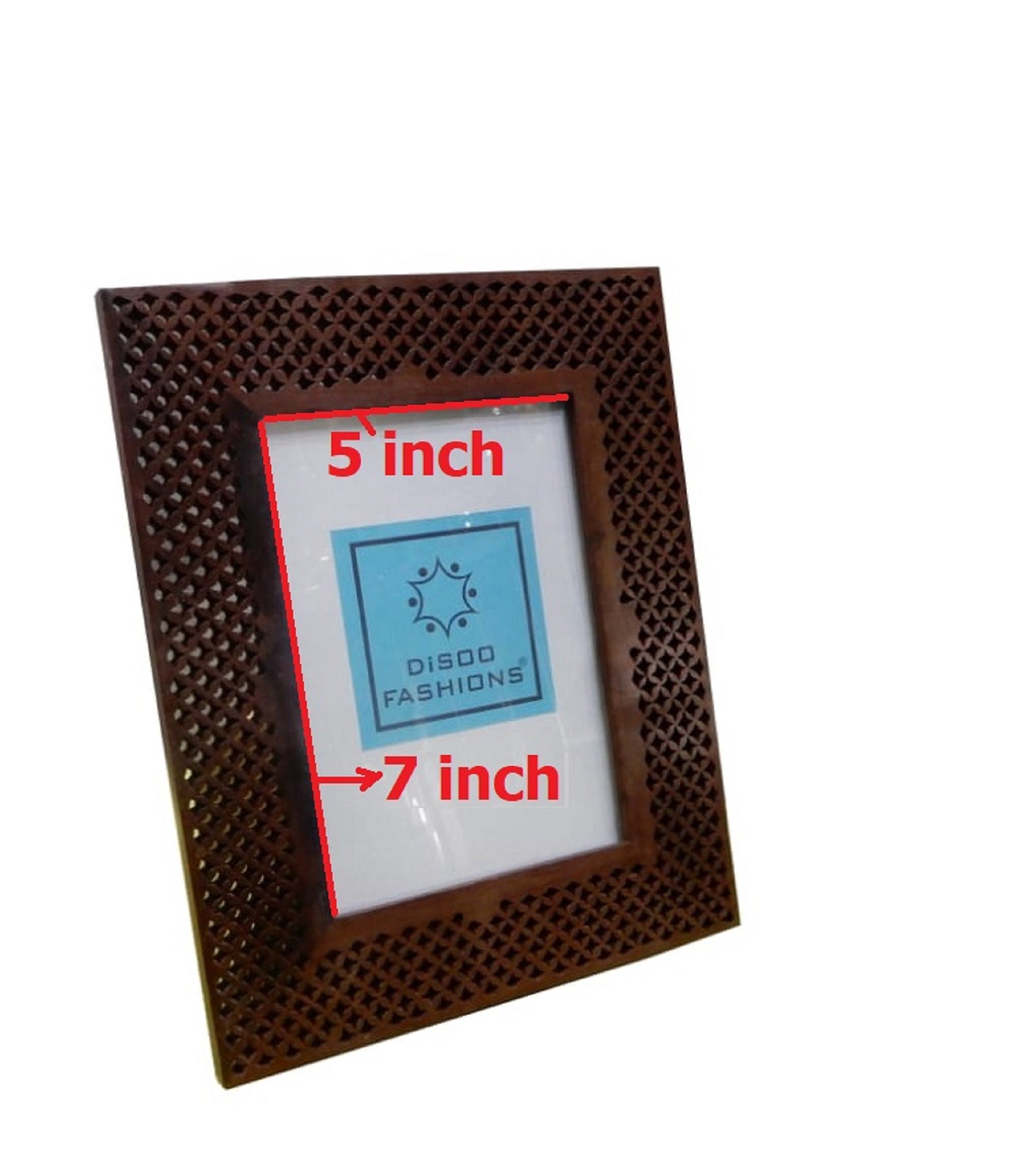 Handcrafted Wooden Carved Photo Frame Rose Wood Use It as Etsy UK